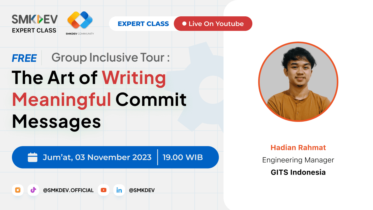 Group Inclusive Tour : “The Art Of Writing Meaningful Commit Messages ...
